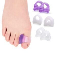 2 x Zehentrenner Hallux valgus Silikon Zehenschutz Zehenkorrektur Zehenspreizer 
