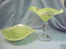 2 edle Glasschalen_leuchtendes