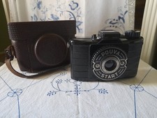DDR Kamera POUVA Start Bakelit Rollfilm mit orig. Tasche Ostalgie Retro Vintage