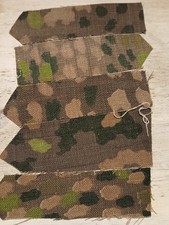 original Wehrmacht Erbsentarn Drillichstoff Uniformteile