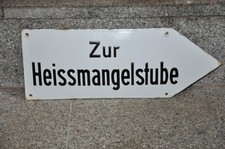 Altes Emailschild 40/50er