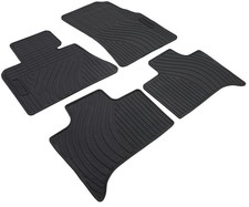 Auto Gummi Fußmatten Schwarz