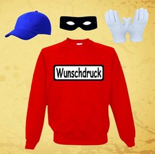 Panzerknacker Kostüm Fan Sweatshirt für Karneval Fasching Pullover Gruppen JGA