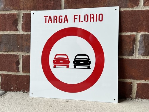 Targa florio sign - sign, circuit