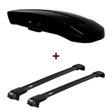 Dachbox Thule Vector L + Dachträger Thule für Renault Koleos I Typ HY