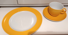 Thomas "Sunny Day Set 3-teilig Kuchenteller Tasse Unterteller Frühstücksset gelb