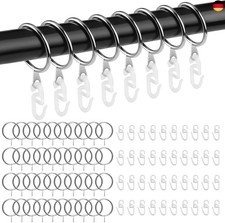 40 Stück Vorhangringe Metall