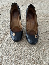 Pumps schwarz Leder von Harlot Gr.  37 Plateau 