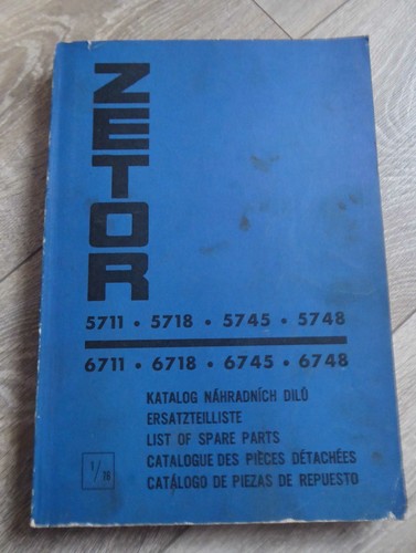 Zetor schlepper 5711 - 5718, 5745