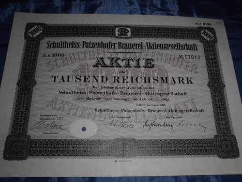 Aktie brauerei - brauerei, /