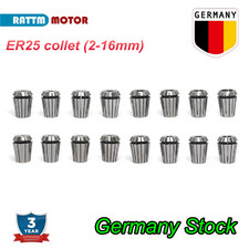 Ger 16pcs er25 spannzange - er25,