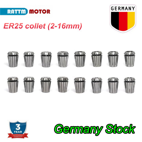 Ger 16pcs er25 spannzange - 『ger』16pcs,