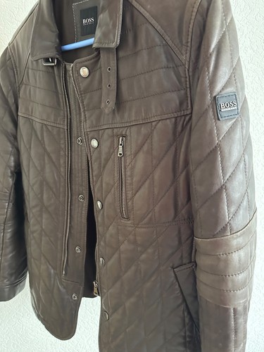 Hugo boss lederjacke faaro - hugo,