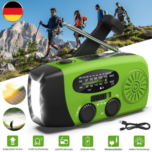 Notfall kurbelradio solar - kurbelradio,