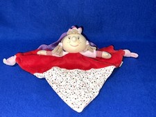 Schmusetuch Sterntaler groß Puppe Rosalie rosa / lila / rot + Sterne