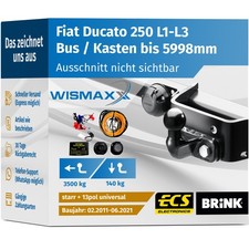 ANHÄNGERKUPPLUNG für Fiat