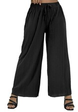 Damen Plissee Marlene Hose