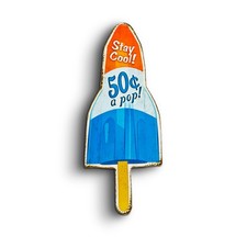 Blechschild ice rocket - blechschild,