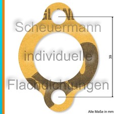 Dichtung Wasserstutzen Zylinderkopf für BMW E21, E30, E12, E28, E34, Z1 mit M20