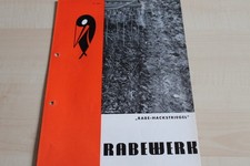 144142) Rabewerk Hackstriegel Prospekt 10/1971