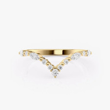 18 K Gelbgold Ehering 0,35 Kt