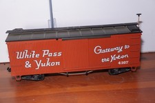 BOD/R] LGB Spur G 4167 U.S. Boxcar "White Pass & Yukon"