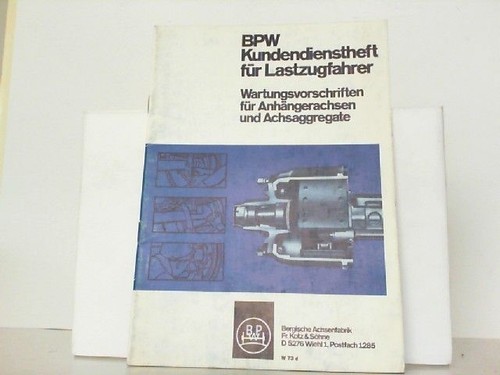 Bpw kundendienstheft für - bpw,
