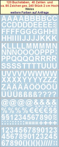 Stück buchstaben - stück,