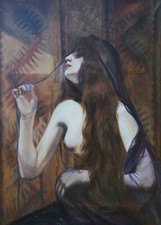 ölgemälde original halbnackt