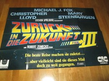 Filmplakat - Videoposter - Zurück in die Zukunft III 3 - 120 x 80