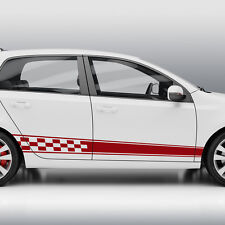 Seitenstreifen Set Auto Aufkleber Dekor Flagge Streifen Tuning Sticker #1295