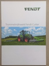 FENDT Cutter Trommelmähwerke Mähwerk Prospekt Traktor Schlepper Bulldog