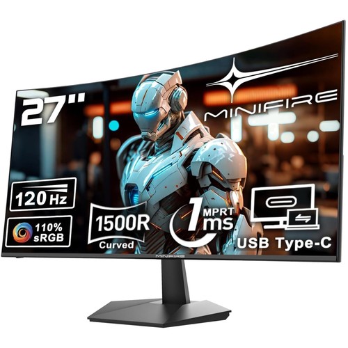 Curved monitor zoll fhd - 27,