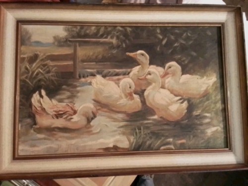 ölgemälde gemälde enten - Ölgemälde, "enten"
