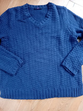 Emilia Lay Grobstrick Pullover dunkelblau 40