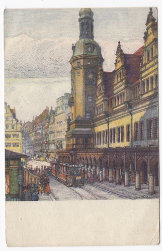 Leipzig das alte rathaus - alte,