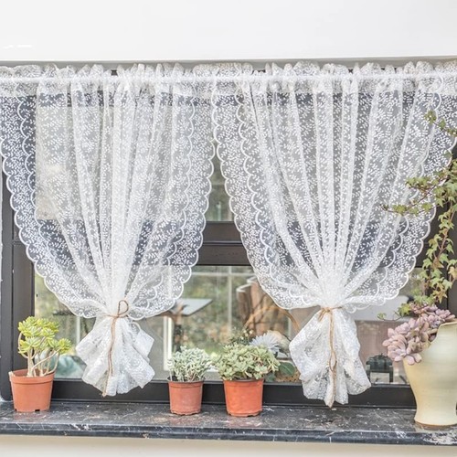 Spitzen gardine landhausstil - spitzen,