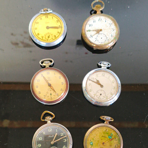 Konvolut taschenuhr - 6x,
