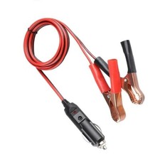 Ladekabel für KFZ Batterie mit Klemme und Zigarettenanzünder Stecker