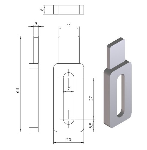 Halterung halter passend - 2x,