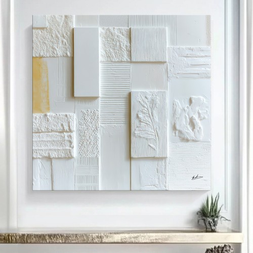 Leinwandbild abstrakt weiß - abstrakt,