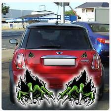 Set Monster Krallen Horror Auto Aufkleber Autoaufkleber Sticker  DECAL DA380