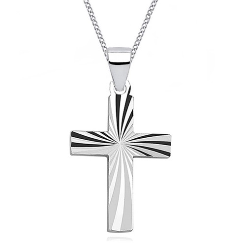 Kreuz diamantiert anhänger - kreuz,