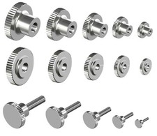 Edelstahl Rändel-Schraube -Mutter M 2,5 3 4 5 6 8 10 mm DIN 464 466 467 A1 15104