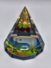 Kristall Glas Piramide Deko