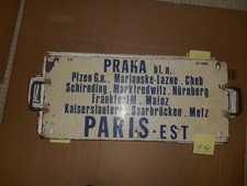 Original zuglaufschild - -,