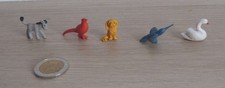 5 ältere "Schleich Die Kleinen", Minitiere, Gummitiere, Konvolut, Sammlung