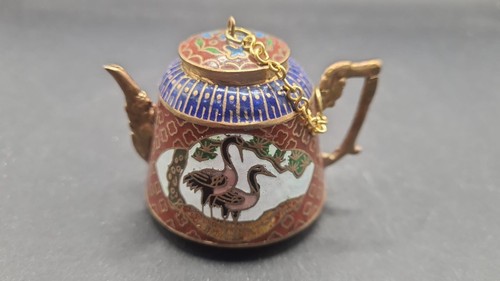 Cloisonne teekanne bunt deko - cloisonne,