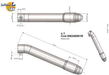 LeoVince Auspuff DB Killer Nr 1 SBK 306340801R für BMW Yamaha Suzuki Honda 32mm
