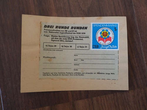 Ddr spendenmarke 1979 - ddr,